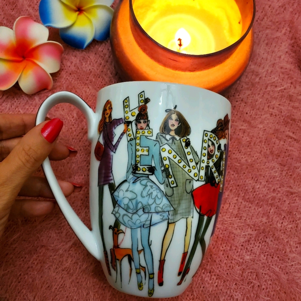 Henri Bendel Collectible Mug ❤🌷🍒